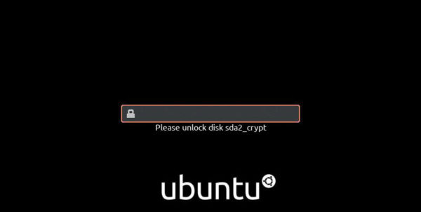 Ubuntu boot decryption