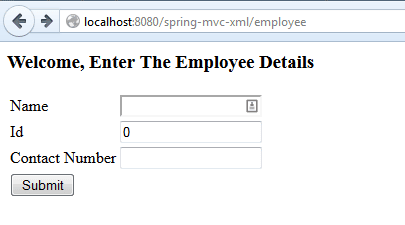 Forms in Spring MVC 